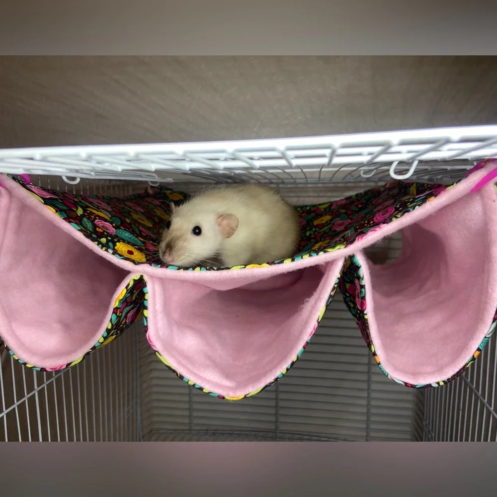 Custom Triple Tunnel Hammock for small pets